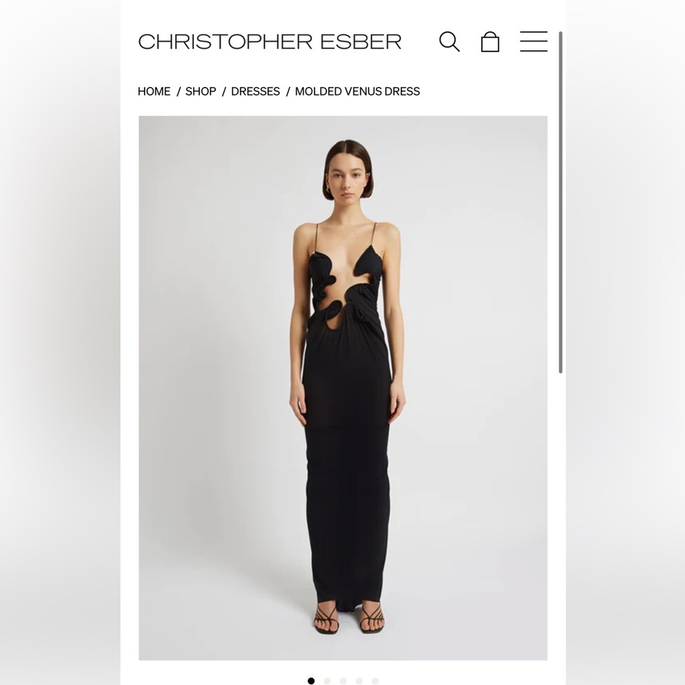 Molded Venus Christopher Esber Dress